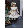 Image 2 : (4) Porcelain Dolls on Stands