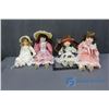 Image 1 : (4) Porcelain Dolls - The Heritage Collection