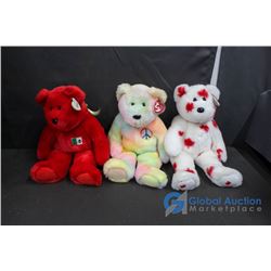 (3) Ty Beanie Babies