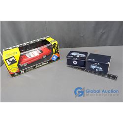 James Dean 1955 Cadillac Die Cast Metal in Box and Scale 1/43 Solido Model Car in Tin