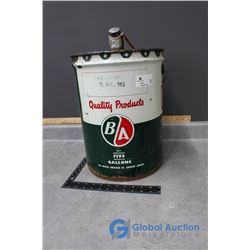 5gal. B/A #90 Gear Oil Can