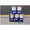 Image 2 : (5) One Quart Gulf Lube XHD Motor Oil Tin Cans