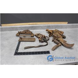 Cast Iron Stove Pieces & Assorted Metal