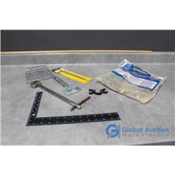 1/4"X15 Drain Auger C-Snakes, Plumber Wrench & 6" V File