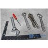 Image 1 : (3) 10" Adjustable Wrenches & Vice Grips