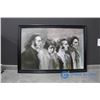 Image 1 : **The Beatles Large Drawn Framed Print