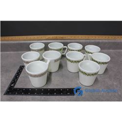 (10) Pyrex Mugs
