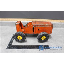 Vintage Metal Toy Tractor