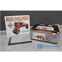 Allis-Chalmers Tractors Repro Sign & Model New in Box