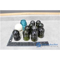 (12) Vintage Insulators