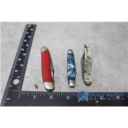 (3) Vintage Pocket Knives