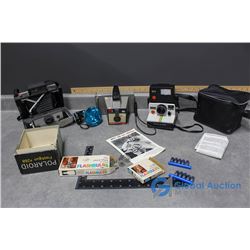 Vintage Polaroid Cameras & Accessories