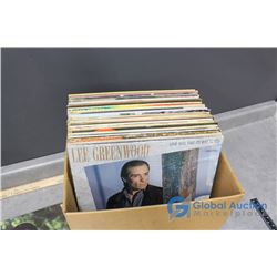 (50) Assorted Records - Hank Locklin, Engelbert Humperdinck, ABBA