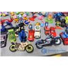 Image 6 : Red Box of Misc Toys - Smurfs, Muppets, Superheroes, Cars, Trolls, Flinstones, TMNT