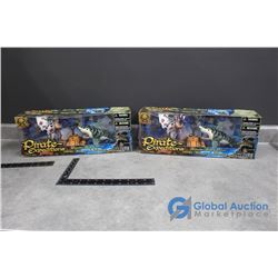 (2) Pirate Expeditions Monster Attack Playset in Box