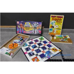 1985 Go Bots Board Game & What's Cooking Snoopy Colorforms Play Set