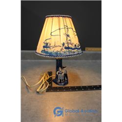 Vintage Lamp w/Original Shade