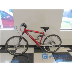 26" Mens GMC Topkick 6000 Aluminum Mountain Bike, Red