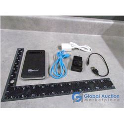 Royal Power Burst Powerbank, (2) Adapters Plugs and (2) USB Cords