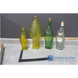 Various Fish Shaped Bottles