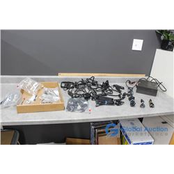 Cords, Chargers, Garmin GPS Unit & Assorted