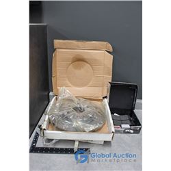 (2) New Brake Rotors & (2) Sets New Ceramic Brake Pads