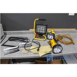 Assortment of Flashlights & Work Lights