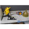 Image 1 : Assorted Oil Funnels, Oil Filter Wrenches, & Shell Oil Pourer