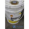 Image 2 : **Approx 1/4 Pail Rotella Oil & H2Blu DEF Fluid (Full)