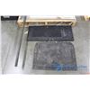 Image 2 : **Pieces of Aluinum Checkerplate, Rock Bar & Flaps, Aluminum Rim & Assorted