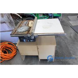 Rockwell Table Saw Shell w/ Home Built Cabinet