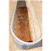 Image 3 : Galvanized Stock Trough - 7x2x2 Feet