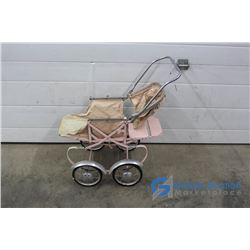 Vintage Metal Doll Carriage