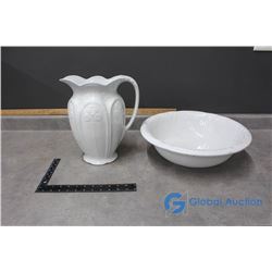 Pitcher & Basin (Ironstone China - J & G Meakin England)