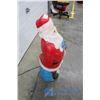 Image 3 : ** Plastic Light Up Santa Decoration