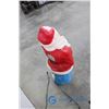 Image 4 : ** Plastic Light Up Santa Decoration