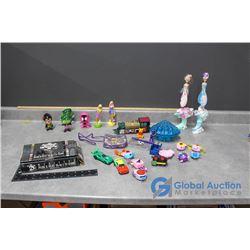 Various Toys - Teen Titans, Disney, Fairy Flyers, Electronic Poker Game, & Related