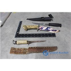 (3) Hunting/Filleting Knives