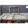 Image 1 : (3) Vintage Wood Framed Windows