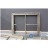 Image 4 : (3) Vintage Wood Framed Windows
