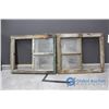 Image 5 : (3) Vintage Wood Framed Windows