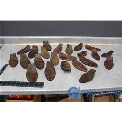 (23) Vintage Cast Iron Shoe Forms