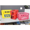 Image 1 : (3) Plastic Pop Crates - Coca-Cola and Pepsi