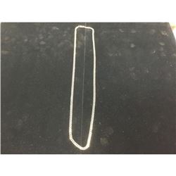 Ladies 14K Yellow Gold Custom Made Cuban Link Italian Made Chain Necklace