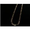 Image 1 : Hand Made Figaro Designed 10K Solid Yellow Gold Men's Necklace