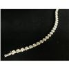 Image 2 : Exquisite 18K White Gold Woman's Bracelet With 3.4ct Inset Diamonds