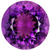 Image 1 : Natural Round Cut Fine Rich Brazilian Royal Purple Amethyst