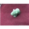 Image 1 : Carved Asian Green Jade Elephant Figure