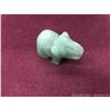 Image 2 : Carved Asian Green Jade Elephant Figure