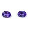 Image 1 : Lot Of 2 Oval Cut Tanzanite Gemstone 1.24 Carat Total Weight